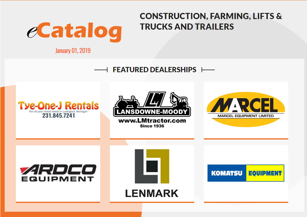 Construction, Farming, Lifts & Trucks and Trailers Catalog # 21 - May 01, 2019