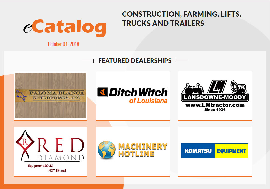 Construction, Farming, Lifts, Trucks and Trailers Catalog # 18 - February 01, 2019